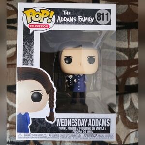 Funko Pop! The Addams Family - Wednesday Addams #811 - With Pop! Protector